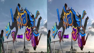 3D Extreme Effects Compilation   3D Side by Side SBS VR Active Passive