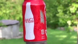 Coke Can Exploding in Slow Motion!