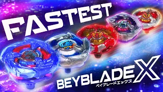 Who Is The FASTEST and STRONGEST BEYBLADE X ATTACK TYPE?