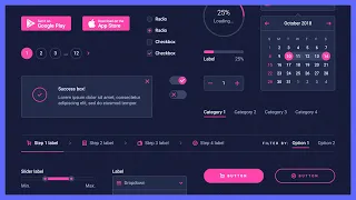 مواقع لتحميل UI Kit لإستخدامها ضمن مشاريعك (مصادر مجانية)