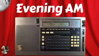 Sony ICF-2010 Shortwave SSB Radio Evening AM Chicago Area