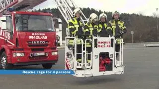 Magirus Single Extension Articulated Turntable Ladders