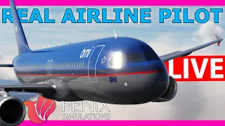 Real (Ex) Airbus Pilot Flies the Fenix V2 A320 Live!