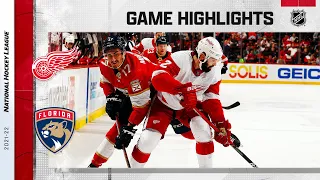 Red Wings @ Panthers 3/5 | NHL Highlights 2022