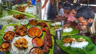 வேப்பமரத்து நிழலில் வயிறார வெளுத்துகட்ட ஒரு கிராமத்து விருந்து Maniarasi Unavangam