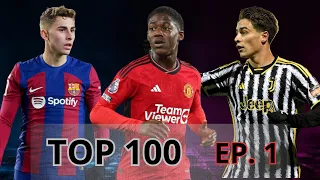 Ranking Top 100 Best Young Players 2023 | Future Of Football | Part 1