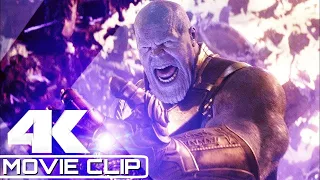 Avengers Infinity War 2018 ► Thanos vs Avengers Titan Confrontation Scene ► IMAX 4K Ultra HD | By AZ