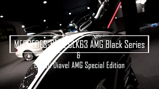 [Moto3m TV] Mercedes Benz CLK63 AMG Black Series & Ducatti Diavel AMG w AMG Brand Center Gdańsk