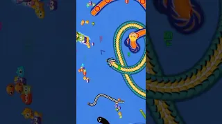 Worm Hunt - Snake game iO zone gaming play-1 #shorts #wormszone #gaming