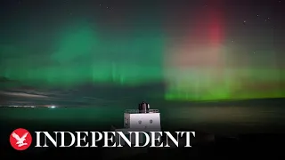 Stunning Northern Lights illuminate skies across the UK