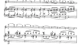 Olivier Messiaen - Theme and Variations for Violin and Piano (1932) [Score-Video]