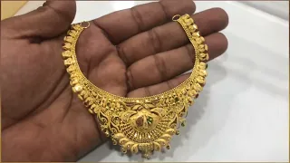 Latest Gold necklace design 2023 | gold earrings design || New design Gold Earrings || #viralvideo