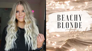 Beach Washed Lived In Blonde 🥥 Hair Color Tutorial | 2023 Hair Trends | Beach Inspired Luxury Hair