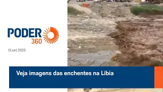 Veja imagens das enchentes na Líbia