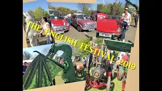 UK. The English Festival 2019. Retro Cars. Morris Dancers. Fun for the whole family