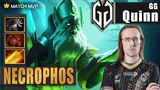 Necrophos Mid | GG.Quinn | JUST BUILD CANCER RADIANCE THEN CHASE EVERYONE | 7.33e Gameplay Highlight