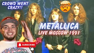FANS WENT CRAZY!!! Metallica - Creeping Death Live Moscow 1991 HD REACTION!!
