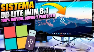 ⚡ El MEJOR Windows 8.1 MÁS RÁPIDO ✔️ Máxima Velocidad 🚀 DR Lite 2023