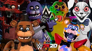 FNAF 1 vs FNAF SECURITY BREACH | WWE 2K20