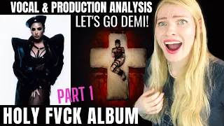 Vocal Coach/Musician Reacts: DEMI LOVATO ‘Holy Fvck’ In Depth Album Analysis!