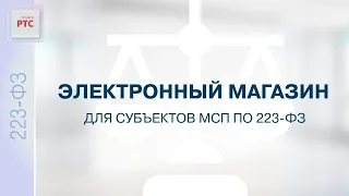 Электронный магазин для субъектов МСП по 223-ФЗ (06.02.2024)