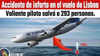 Avión se queda sin combustible a 39,000 pies de altura. | Air Transat Flight 236