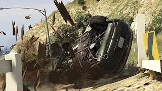 GTA 5 INSANE CAR CRASHES COMPILATION!!!