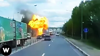 Tragic! Shocking Road Moments Filmed Seconds Before Disaster, Scary Videos Leaving Skeptic Terrified