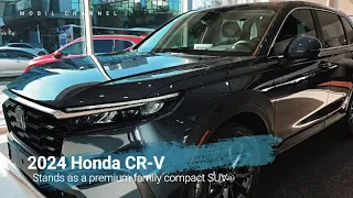 The 2024 Honda CR-V stands as a premium family compact SUV
