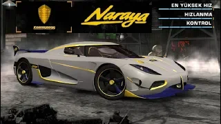 NFS MW Koenigsegg Agera RS Naraya Max Speed 473 Km/H (Sprint+Drag)