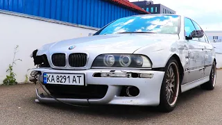 КУПИЛИ В ХЛАМ РАЗБИТУЮ BMW e39 530d!!