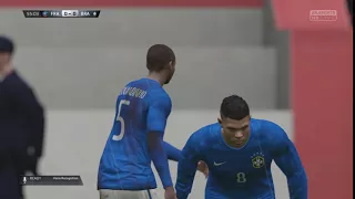 FIFA 15 France vs Brazil first half