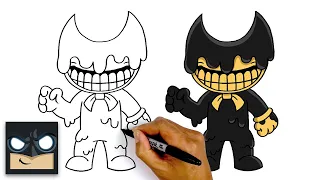 How To Draw Bendy | Bendy and the Dark Revival