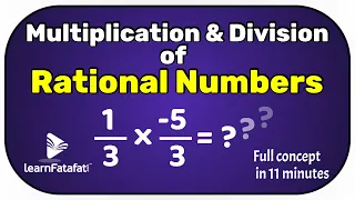 Class 8 Maths Rational Numbers - Multiplication and Division of Rational Numbers | LearnFatafat