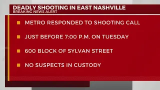 Investigation underway after man shot, killed in East Nashville