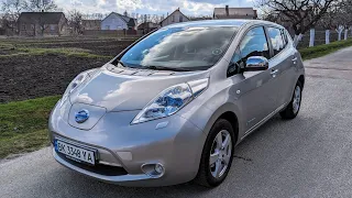 Nissan Leaf Tekna 2013 (48 кВт батарея).Огляд автомобіля.Тест на ЗАПАС ХОДУ. Norge_Auto🇳🇴