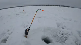 СНЕГОХОДЫ ТОНУТ НА ОЗЕРАХ, ЗНАЧИТ РЫБАЧИМ НА ДАМБЕ / ice fishing