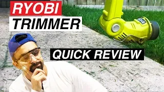 RYOBI Trimmer 18V ONE+ REVIEW - HOW TO USE IT