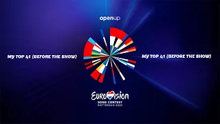 Eurovision Song Contest 2020 my top 41 (Before the show)