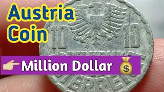 Austria Rare Coin Worth Money 10 Groschen 1959 Error | Most Expensive Coins In The World