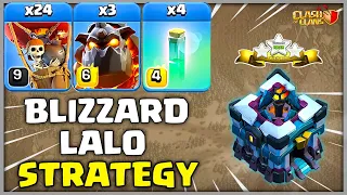 TH13 BLIZZARD LALO | TH13 LAVALOON ATTACK STRATEGY | Clash of Clans