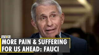 US health expert Anthony Fauci warns of pain and suffering in future as COVID cases continue to rise