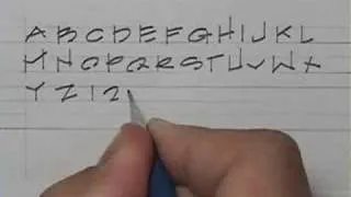 How to letter with lead