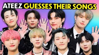 ATEEZ (에이티즈) Plays Guess That Song In One Second | K-Pop Stars React!