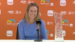 "A dream come true" Collins after completing fairytale run at Miami Open to claim 1st WTA 1000 title