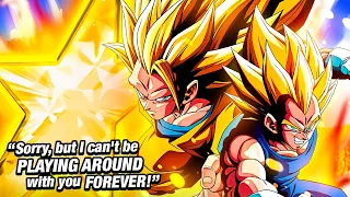 ONE COPY IS ALL YOU NEED!!! LR PHY SSJ3 Goku SSJ2 Vegeta 55% vs Broly Red Zone | DBZ Dokkan Battle