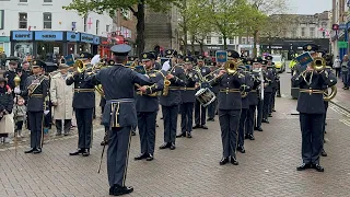 Central Band of the Royal Air Force - RAF Halton Freedom of Aylesbury Parade - April 2024