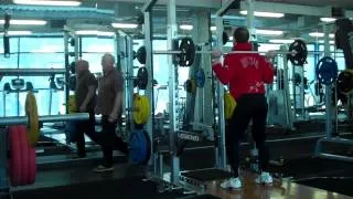 Denis Vasilev, Squats, 40kg,100reps,3'50''. 25 Apr2012