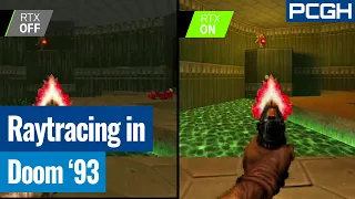 30 Jahre alter SHOOTER zwingt RTX 3090 in die Knie! DOOM RAY TRACED Tech Test