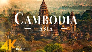 Cambodia 4K Ultra HD • Land of spectacular ruins | Relaxation Film With Calming Music - 4k Videos